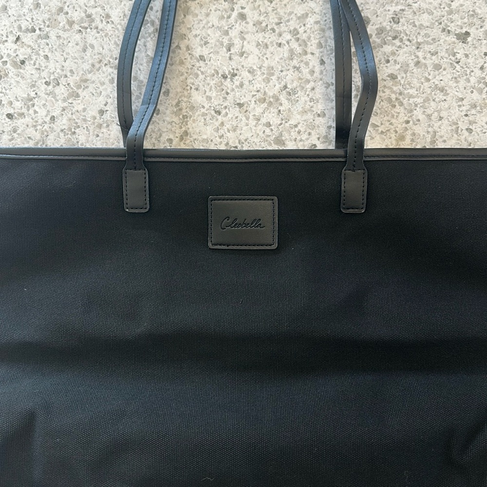 Cleobella Canvas Tote in Black with Vegan leather Fab Fit Fun
never carried/used
